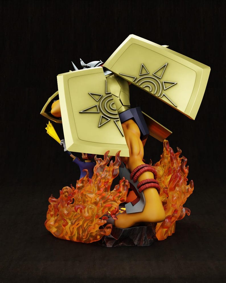 Wargreymon and Tai STL Model for Resin Printer Figure 3D Printing - High Quality Dioramas
