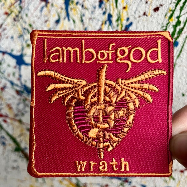Lamb of God Iron on Patch Etsy