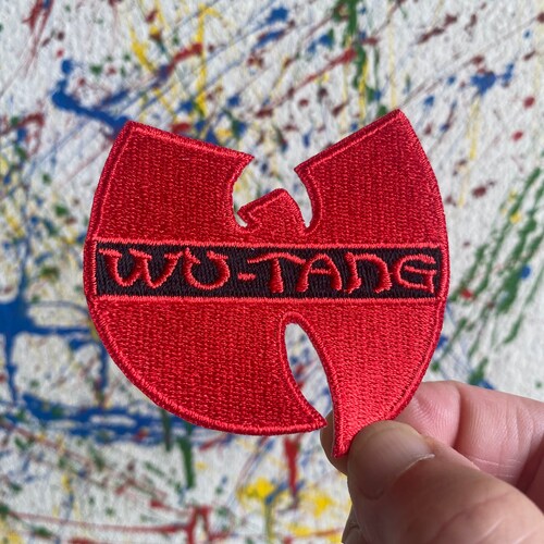 FREE SHIPPING Wu Tan Red Iron on Patch Etsy
