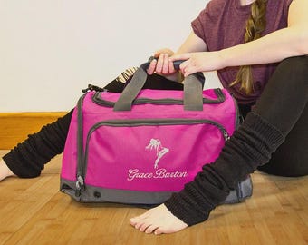 Personalized Dance Holdall Bag, Embroidered with name