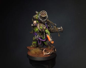 ロード・オブ・ポックス 塗装済み ウォーハンマー 40K デスガード プロ