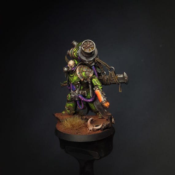 ロード・オブ・ポックス 塗装済み ウォーハンマー 40K デスガード プロ