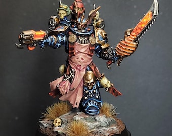 Niestandardowy malowany Chaos Lord Warhammer 40K Night Lords Chaos Space Marines Pro Malowany