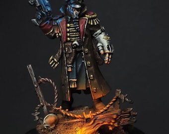 Krieg Lord Komisarz Malowany Warhammer 40K Astra Militarum Pro Malowany