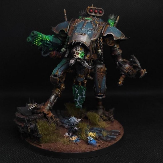 War Dog Painted Warhammer 40000 Chaos Knights Pro Painted - Etsy