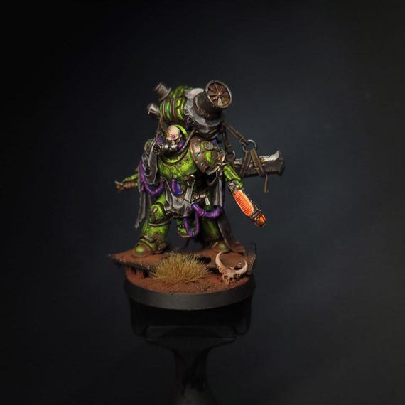 ロード・オブ・ポックス 塗装済み ウォーハンマー 40K デスガード プロ