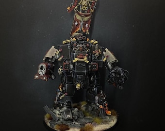 Custom Black Templar's Primaris Redemptor Dreadnought Pro Painted Model Warhammer 40000