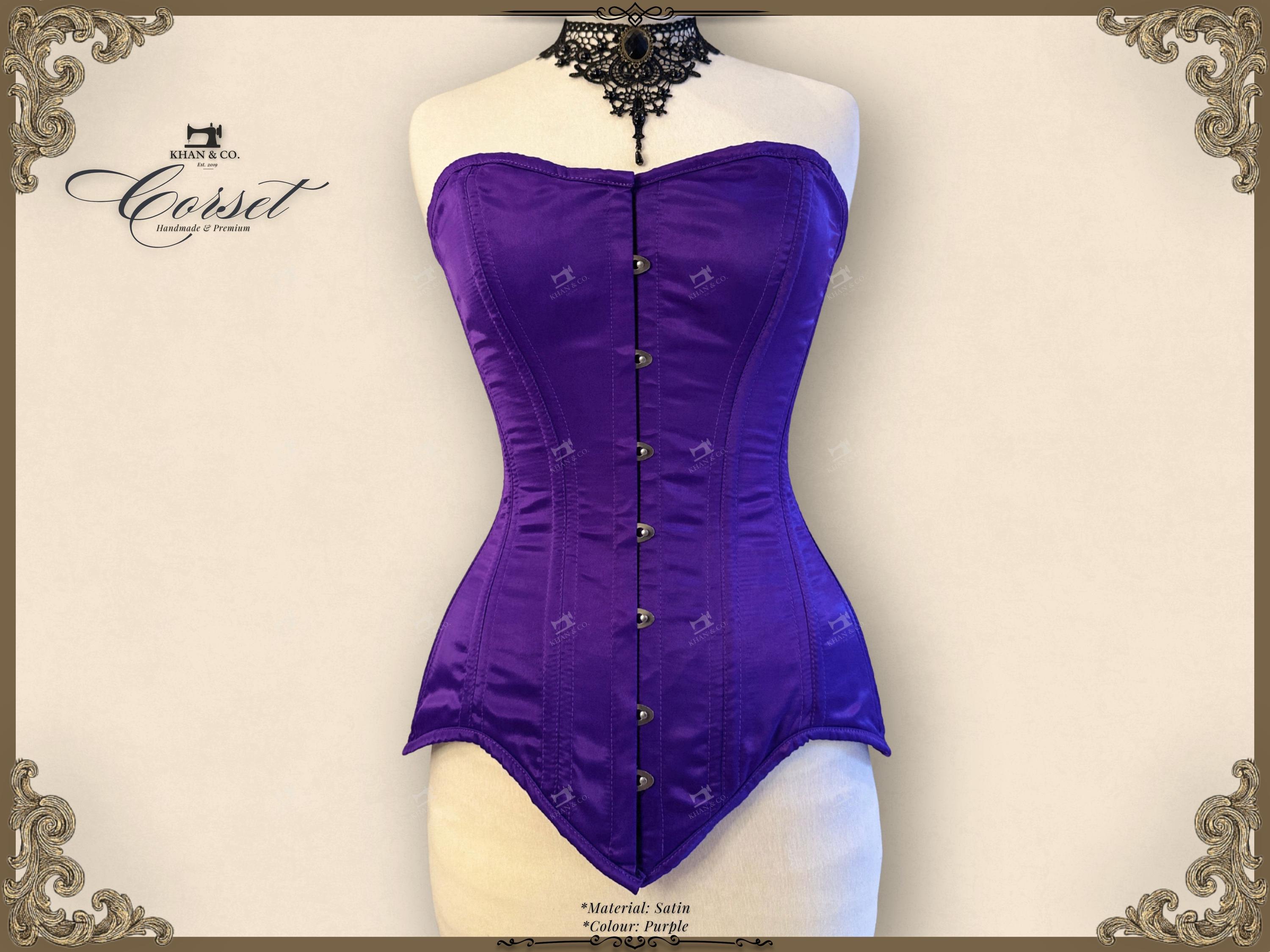 Gothic Corset Dress Purple - Etsy