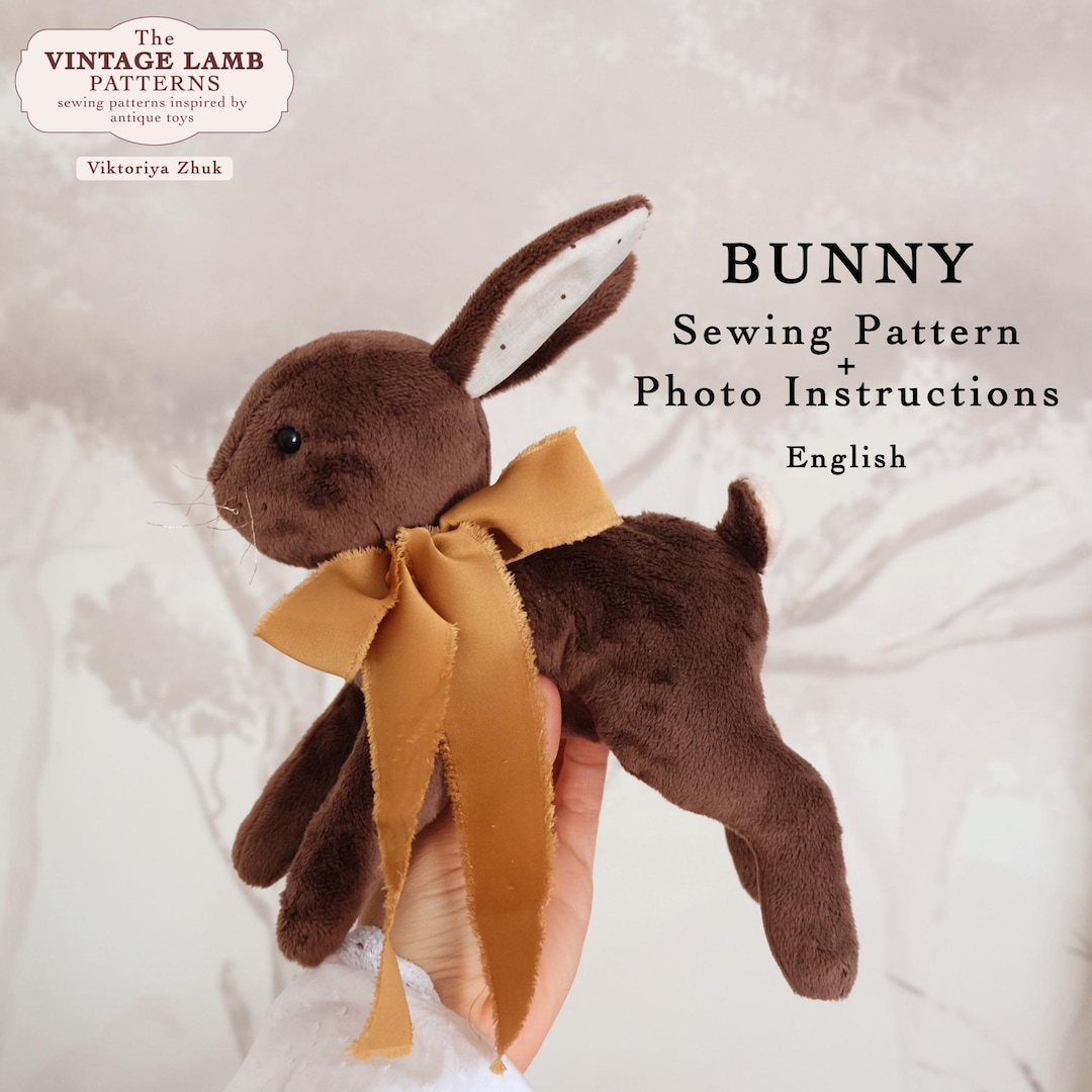 Bunny Sewing Pattern PDF - Etsy