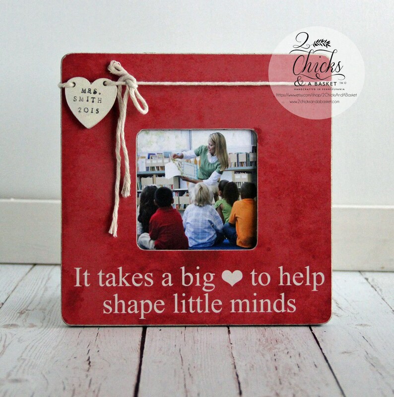 Personalized Teacher Picture Frame Teacher Gift Idea It Etsy