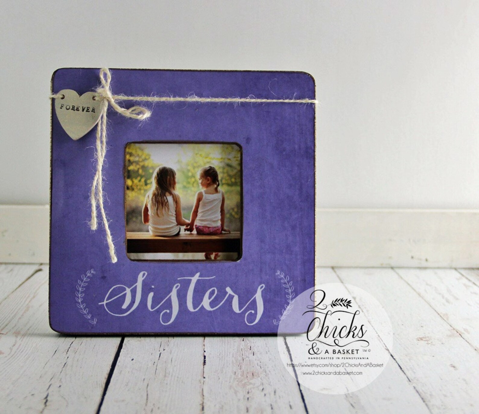 Sisters Picture Frame Personalized Sister Picture Frame Etsy