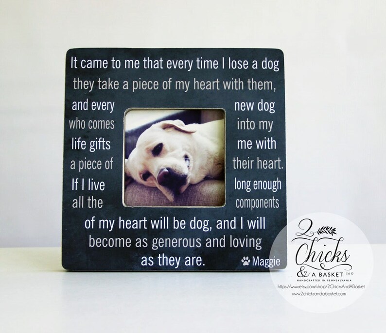It Came To Me That Every Time I Lose A Dog Personalized Frame Image 0