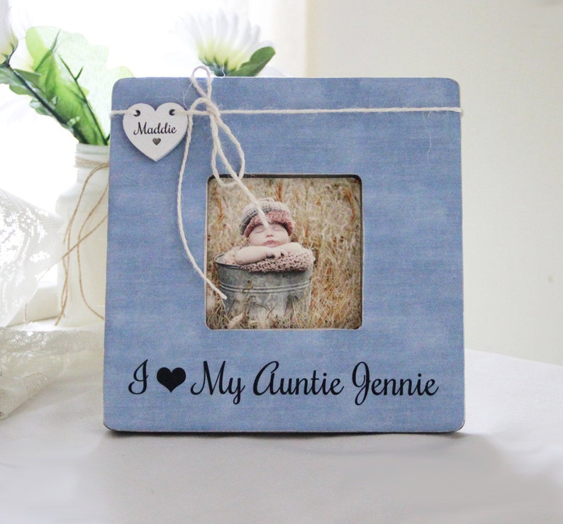 I Love My Aunt Personalized Picture Frame New Aunt New Uncle Etsy