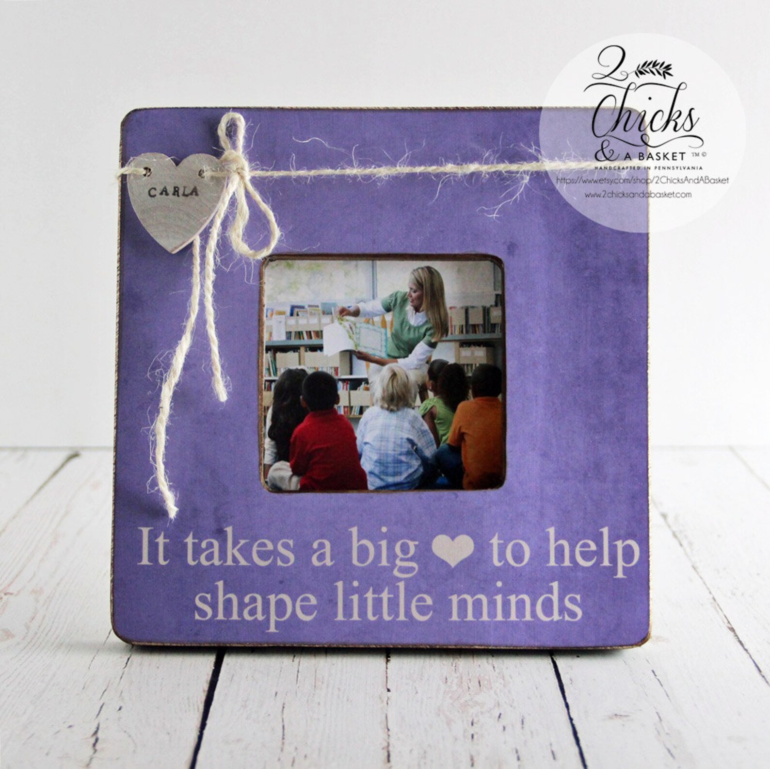 Personalized Teacher Picture Frame Teacher Gift Idea It Etsy