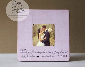 Thank You For Raising The Woman Of My Dreams Personalized Etsy