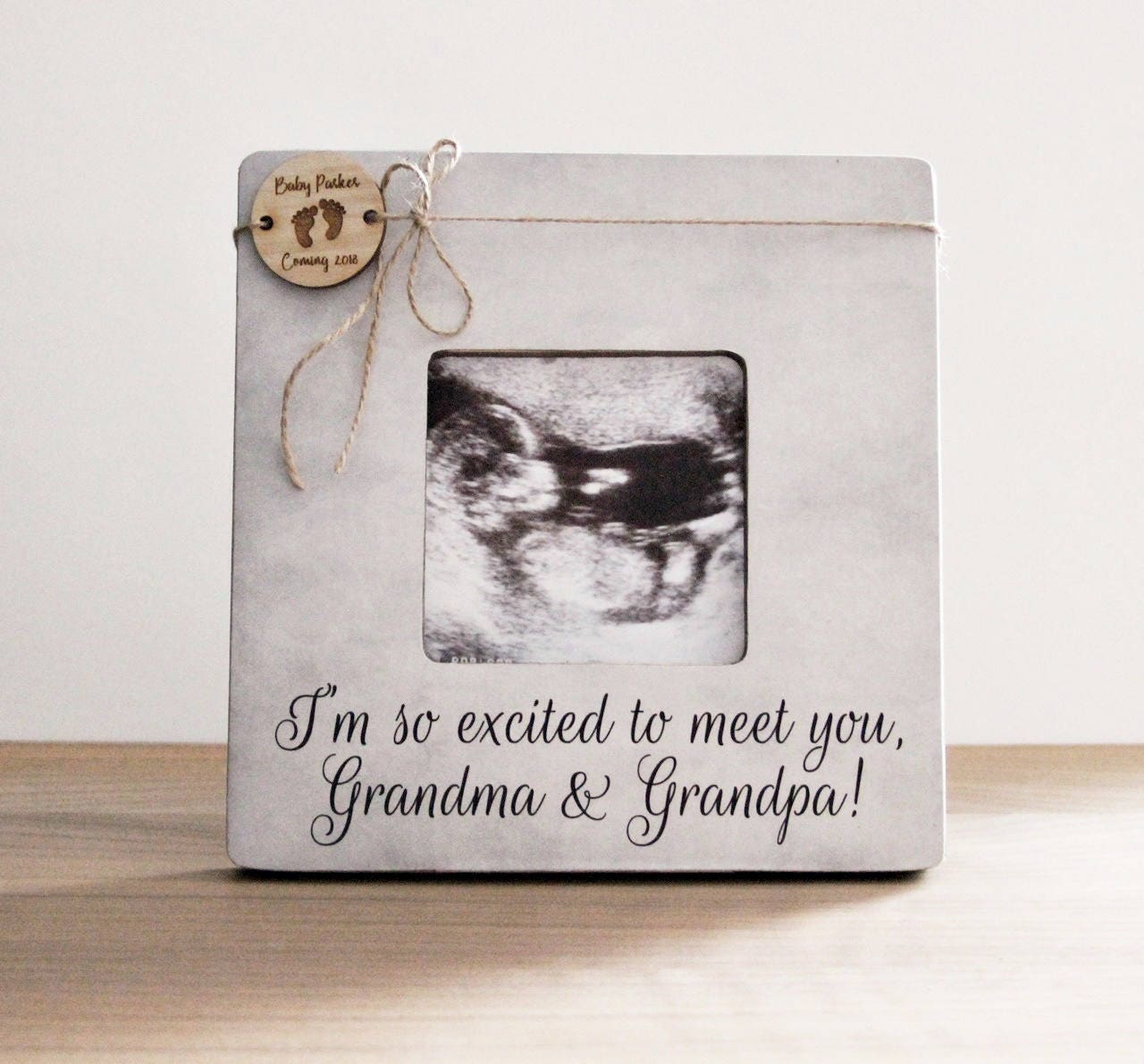 Gift For Grandpas I M So Excited To Meet You Frame 50