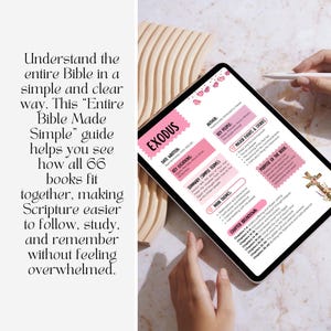 Christian printable Bible study workbook no journal pages summaries only for all books