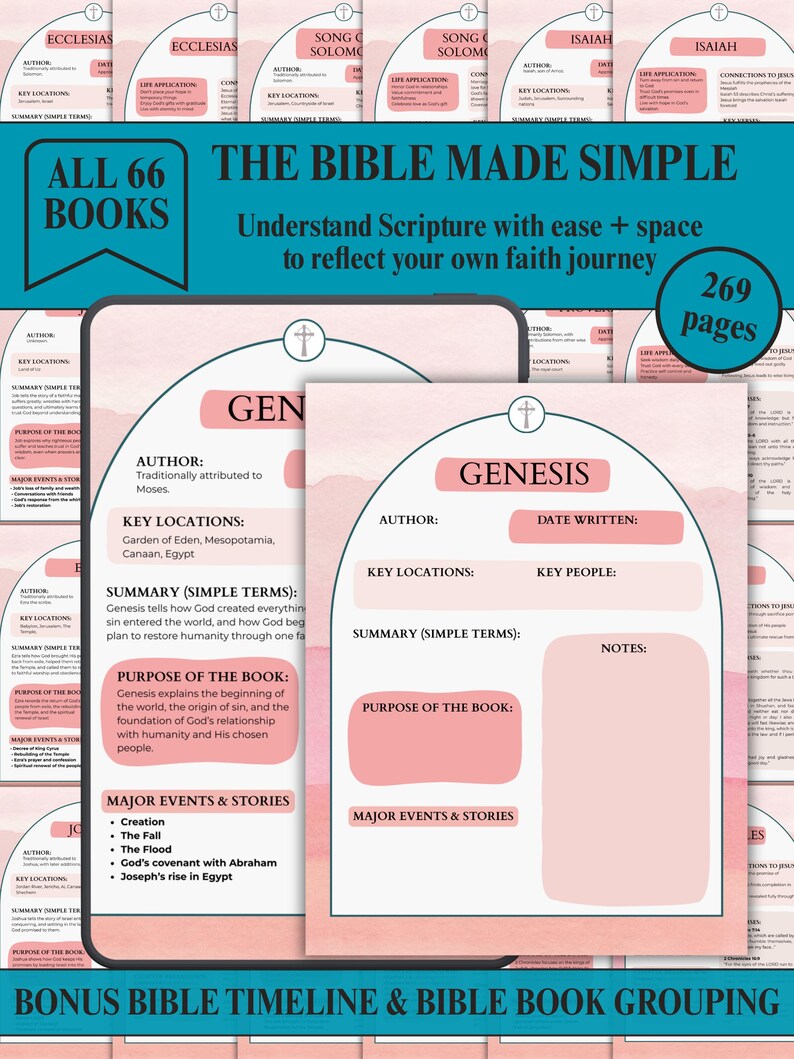 Entire Bible Made Simple Study Guide | Full Bible Overview + Key ...