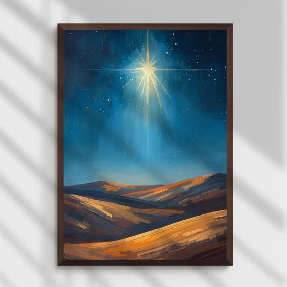 Blue Star Nativity