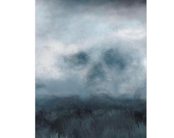 Mysterious Landscape Art Print | Gothic Home Decor