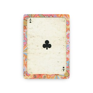 Baralho de pôquer vintage com borda floral | Baralho decorativo estilo Bicycle imagem 5