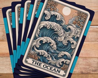 Ocean Waves Playing Cards | Poker Deck - Etsy