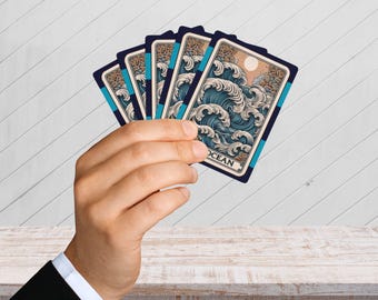 Ocean Waves Playing Cards | Poker Deck - Etsy