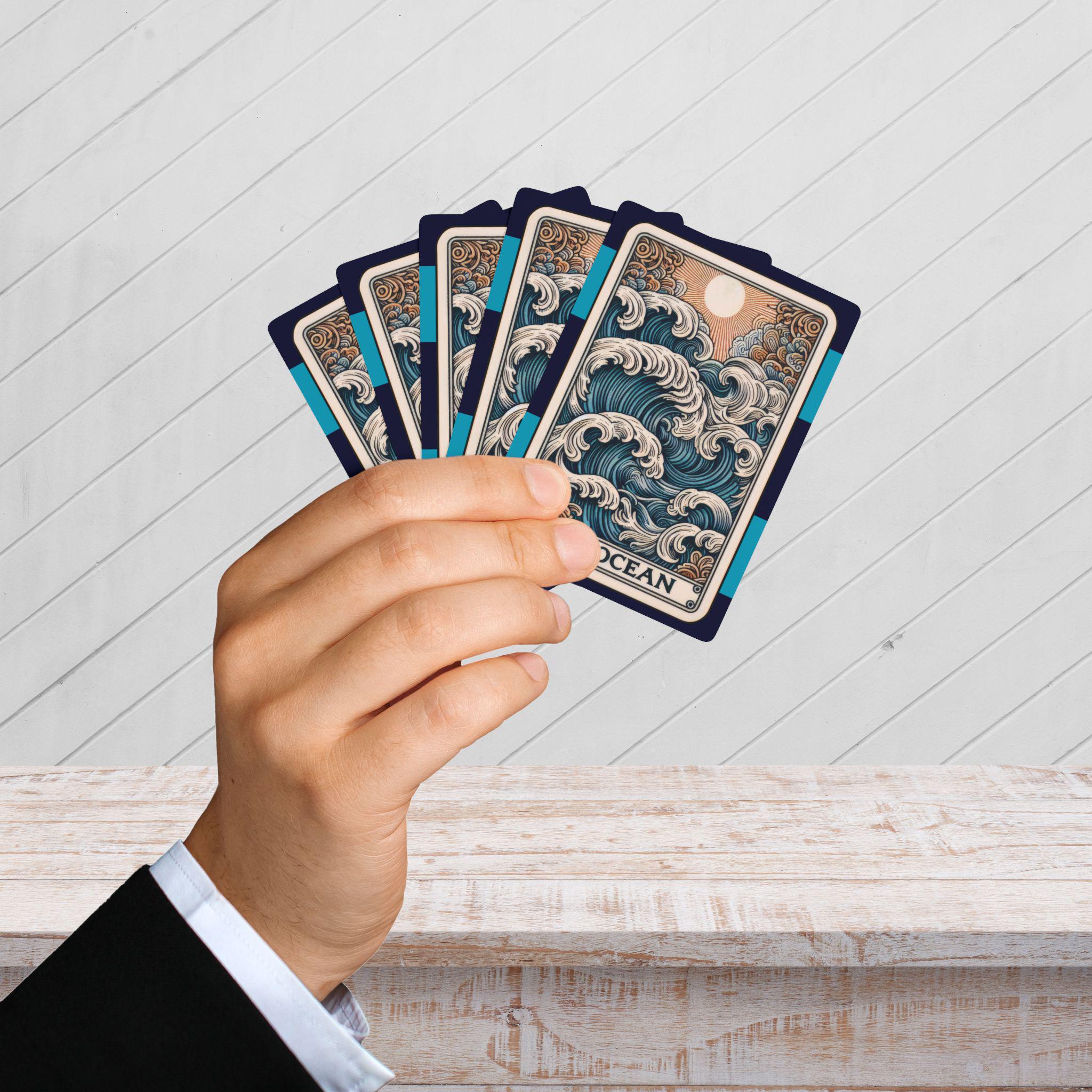 Ocean Waves Playing Cards | Poker Deck - Etsy