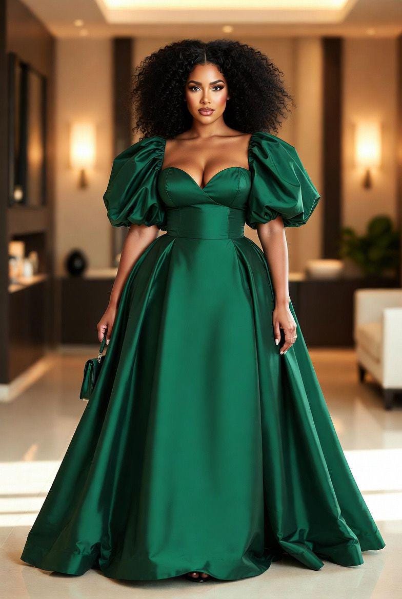 green emerald velvet dress Women Church Dress-456C Green – By Day Fashion main image 1