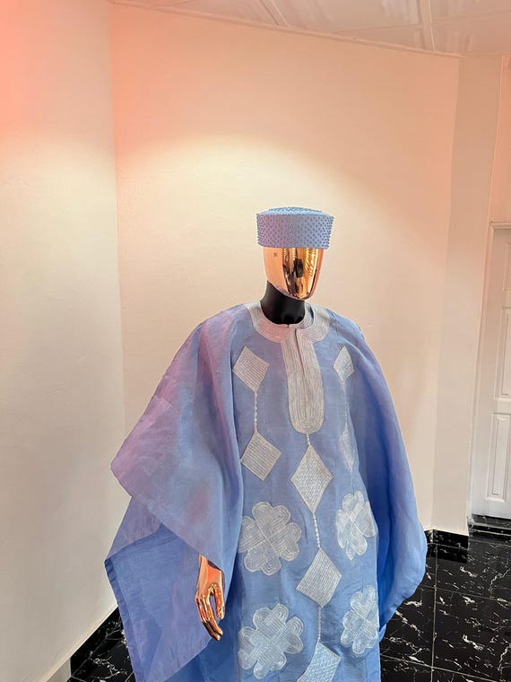 African Men's Agbada: Traditional Wedding Suit, Groom's Outfit