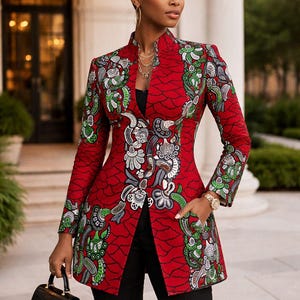 Red Blazer Dress - Etsy UK
