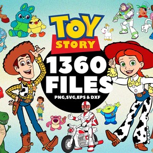 Toy Story SVG PNG Clipart Mega Bundle Buzz woody svg Lightyear svg png Toy story invite Toy Story birthday DIY Birthday shirt craft project
