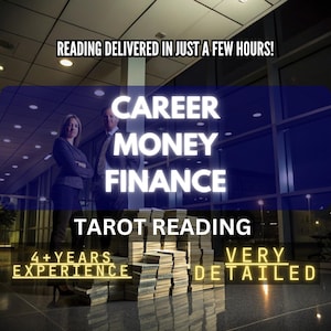 Career Tarot Reading, Psychic Career, Finance, Money Reading, Future Career Guidance and Predictions