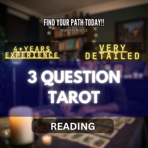 Lecture de tarots en 3 questions, lectures psychiques détaillées, lectures de tarots amoureux, lectures psychiques précises, lectures de cartes de tarot