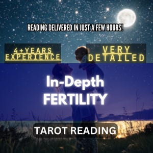 Vruchtbaarheid Tarot-lezing, diepgaande zwangerschapslezing, voorspelling van de bevruchting, gedetailleerde lezing van geslachtsparagnosten