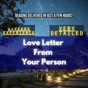 Liebesbrief von Ihrer Person, personalisierter Liebesbrief, kanalisierte psychische Nachricht, Zwillingsflamme, Seelenverwandte Lesung, die tiefe Emotionen offenbart
