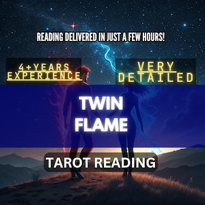 Twin Flame Tarot Reading, Psychic Love Reading, Relationship Advice, Soulmate Reading