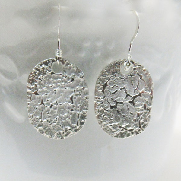 Fine Silver Earrings Etsy