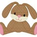 Embroidery Design, Floppy Easter Bunny Rabbit // Joyful Stitches