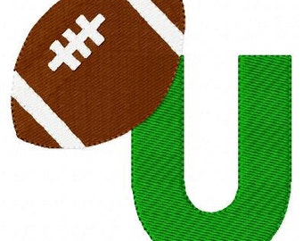 Football Season // Monogram Machine Embroidery Font Design Set // Joyful Stitches