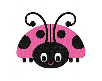 Embroidery Design, Spunky Ladybug  // Joyful Stitches
