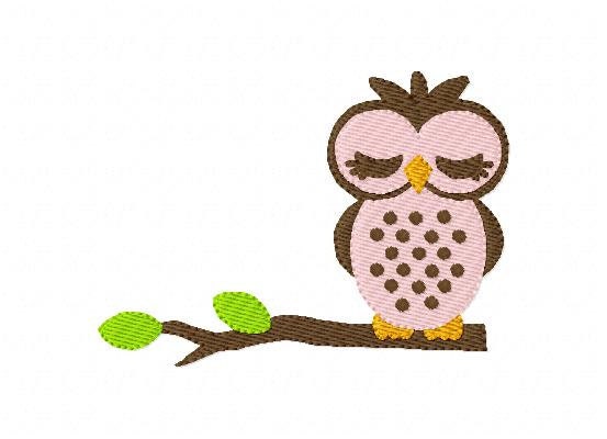 Embroidery Design, Owl //  // Joyful Stitches