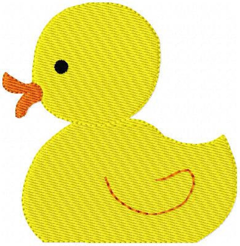 Embroidery Design Duck Duckie // Joyful Stitches Etsy