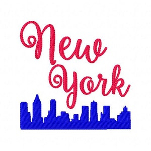 Embroidery Design, New York //  // Joyful Stitches
