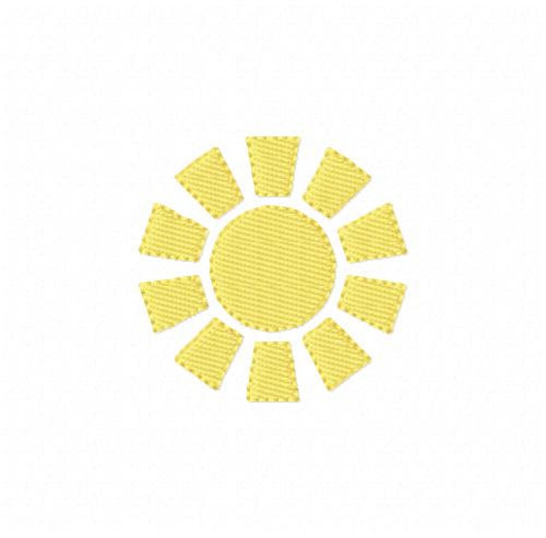 Sun, Small, Mini, Summer, Embroidery Design, Embroidery Designs ...