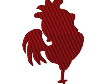 Rooster Embroidery Design 2.87" by 3.84", Animal Embroidery Design,  Joyful Stitches