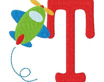 Plane // Airshow // Airplane // Machine Embroidery Monogram Font Design Set // embroidery designs, plane embroidery designs//Joyful Stitches
