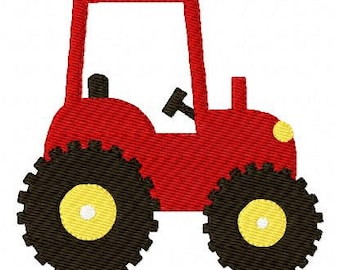 Embroidery Design, Tractor Farm  // Joyful Stitches