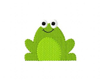 Embroidery Design, Frog  // Joyful Stitches