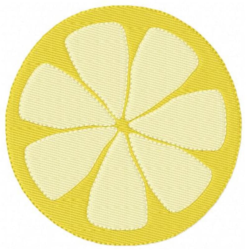 Lemon slice embroidery design summer embroidery designs 2  etsy Lemon slice embroidery design summer embroidery designs 2  etsy